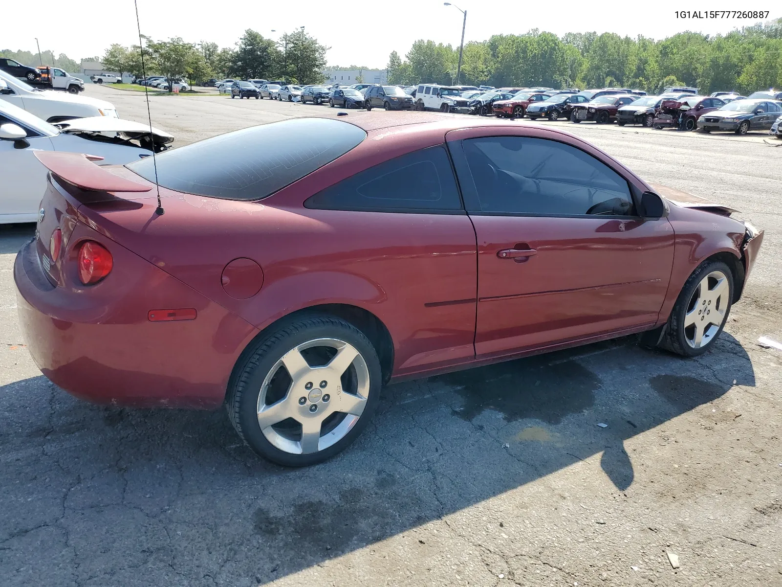 2007 Chevrolet Cobalt Lt VIN: 1G1AL15F777260887 Lot: 66043344