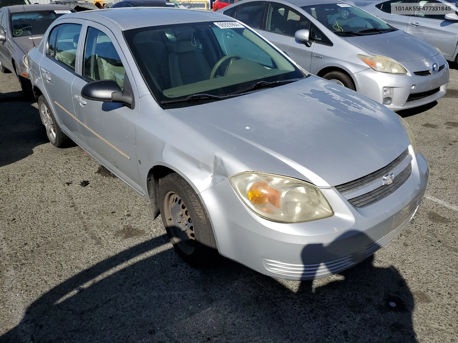 1G1AK55F477331845 2007 Chevrolet Cobalt Ls