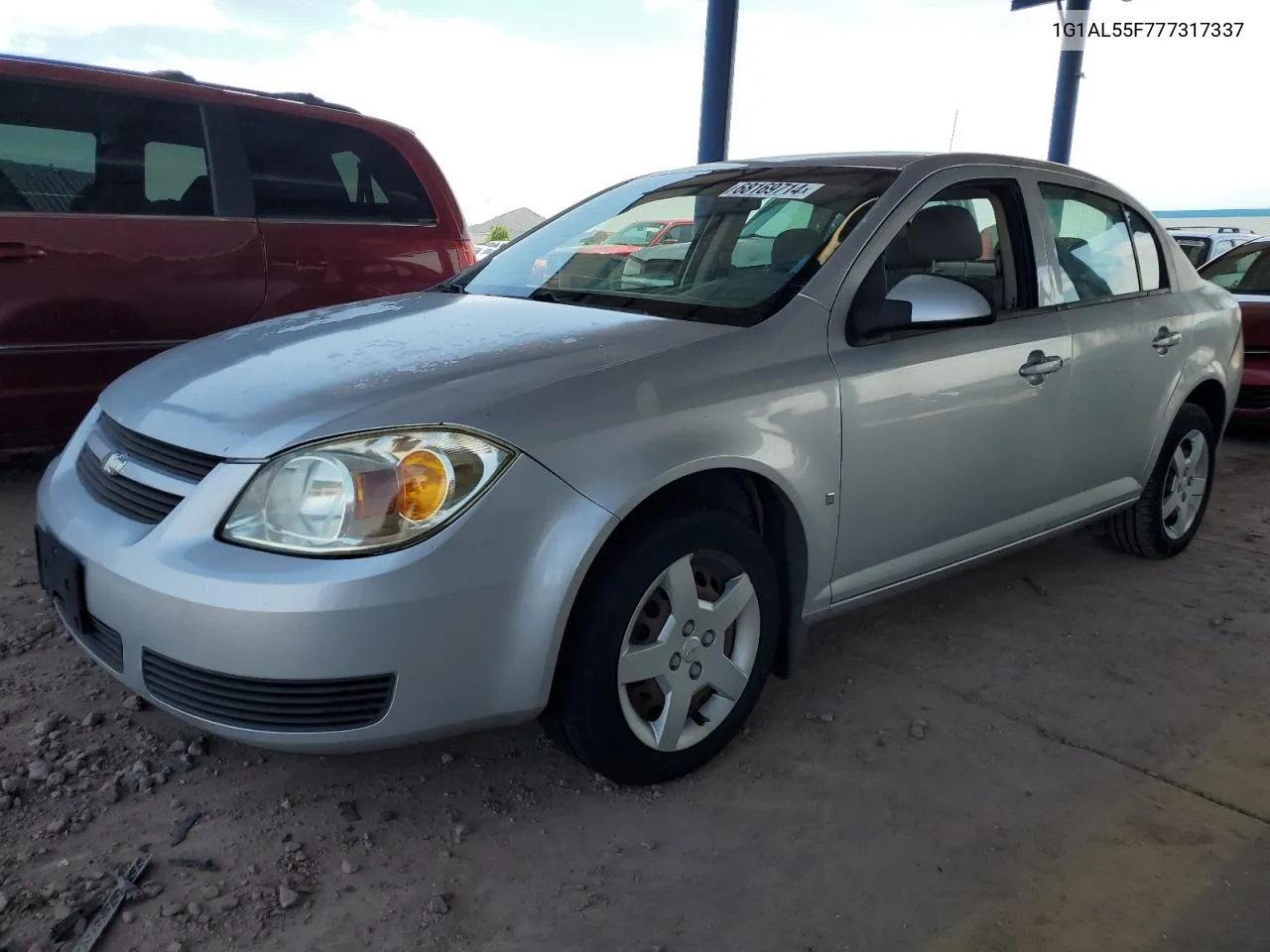 2007 Chevrolet Cobalt Lt VIN: 1G1AL55F777317337 Lot: 68169714