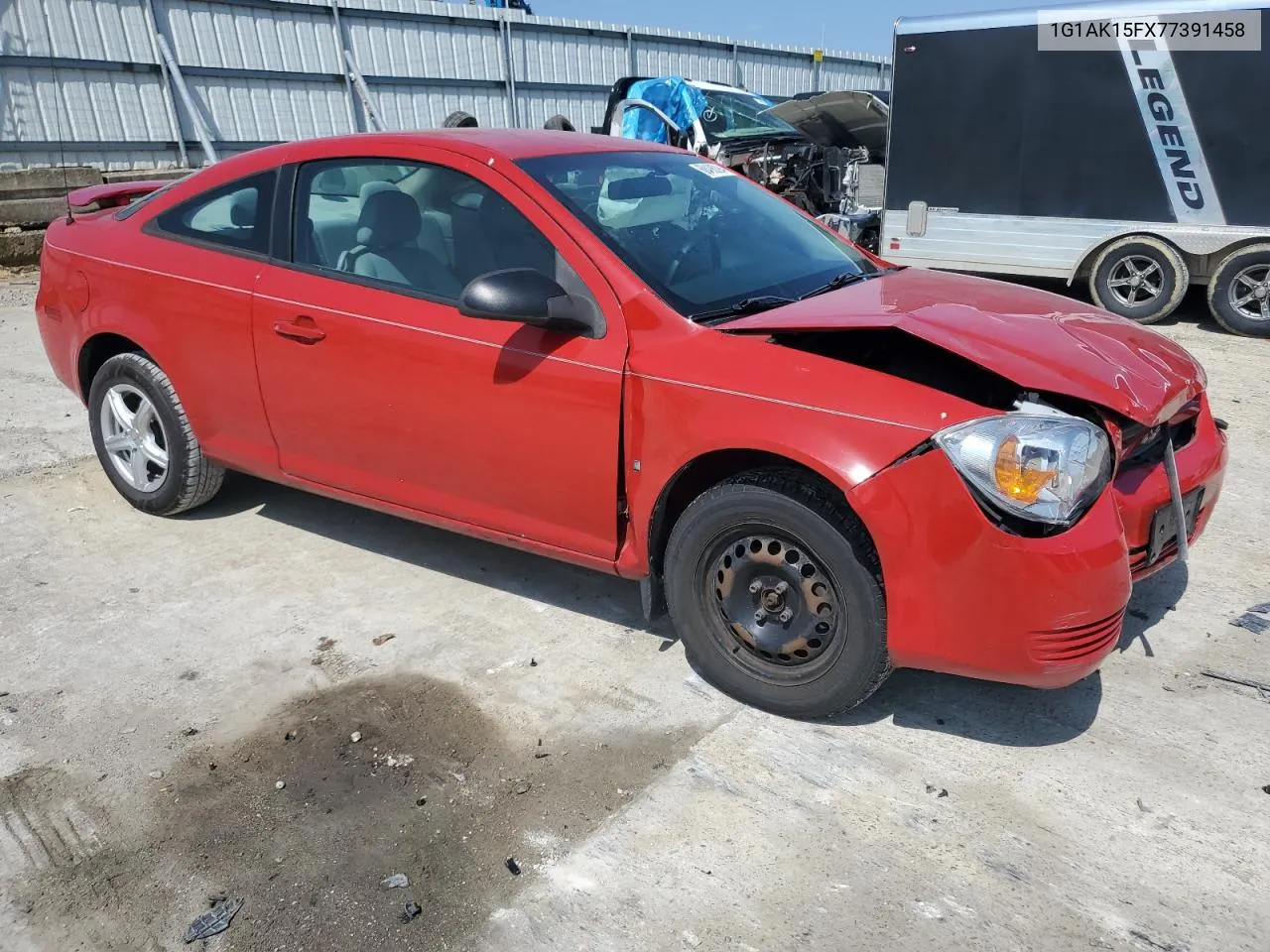 2007 Chevrolet Cobalt Ls VIN: 1G1AK15FX77391458 Lot: 68498094