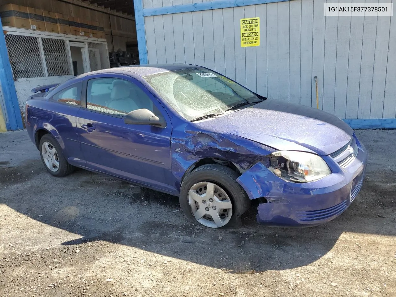 1G1AK15F877378501 2007 Chevrolet Cobalt Ls