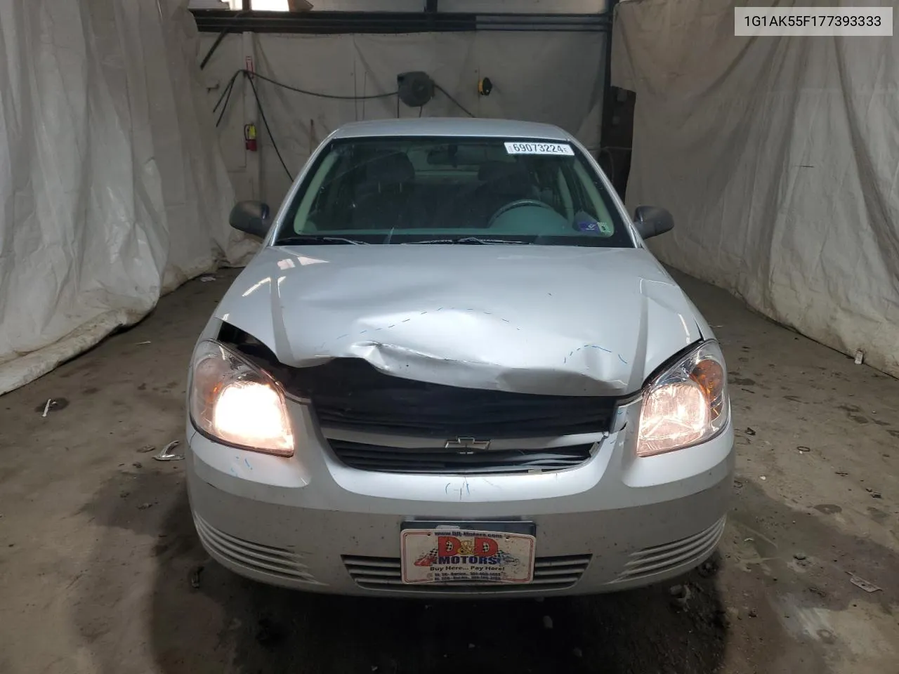 2007 Chevrolet Cobalt Ls VIN: 1G1AK55F177393333 Lot: 69073224