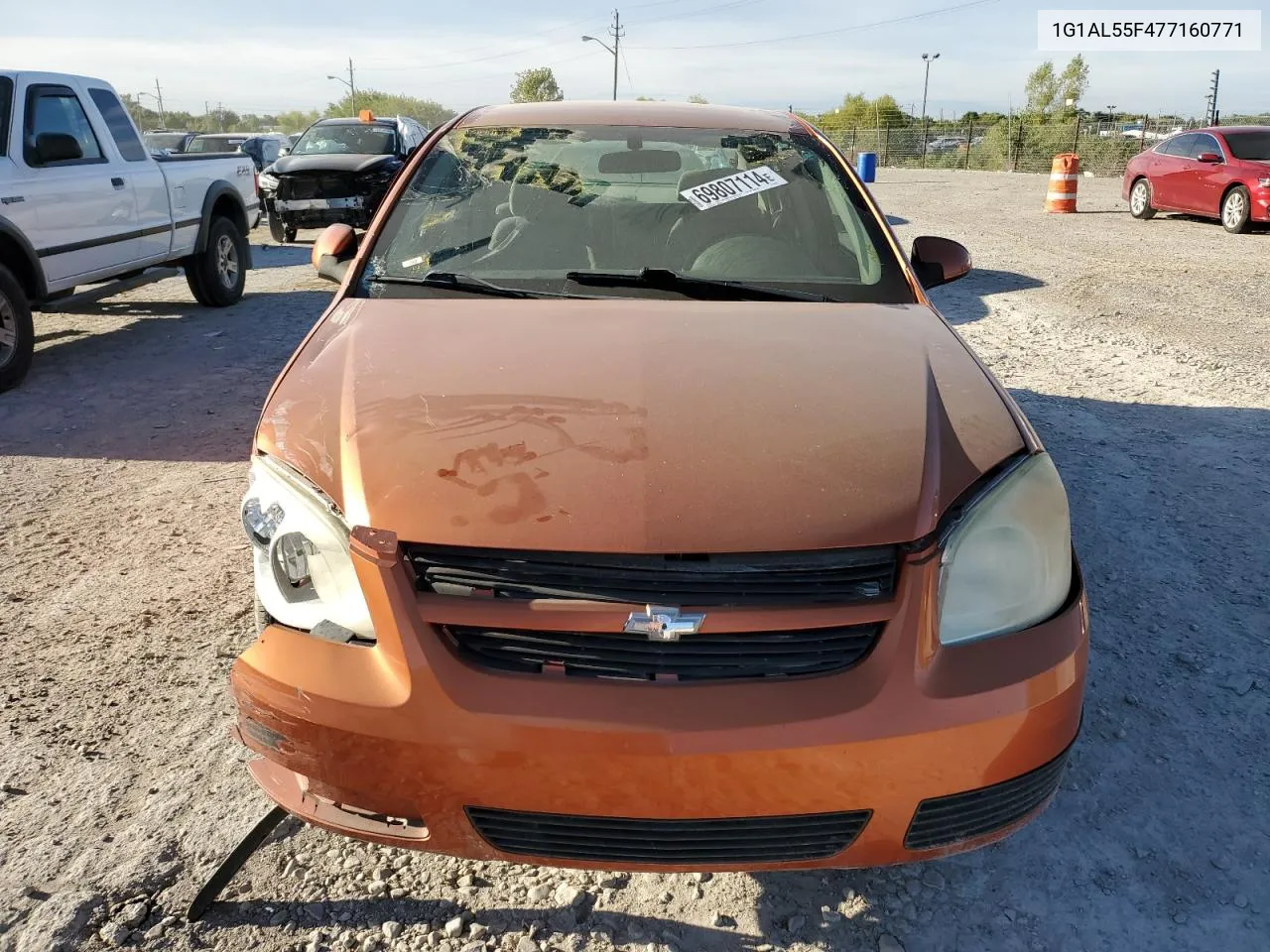 1G1AL55F477160771 2007 Chevrolet Cobalt Lt