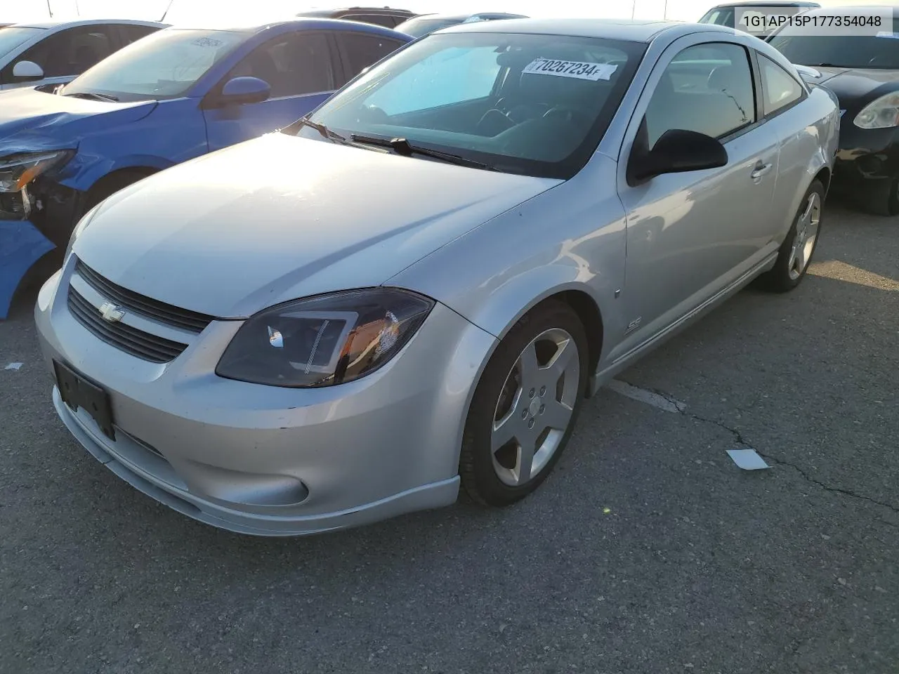 2007 Chevrolet Cobalt Ss Supercharged VIN: 1G1AP15P177354048 Lot: 70267234