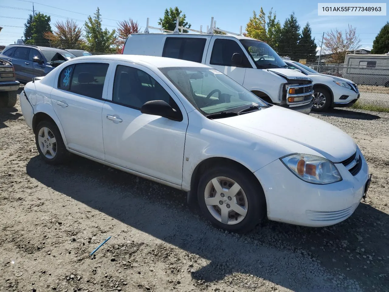 1G1AK55F777348963 2007 Chevrolet Cobalt Ls