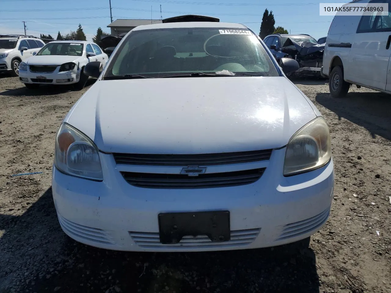 1G1AK55F777348963 2007 Chevrolet Cobalt Ls