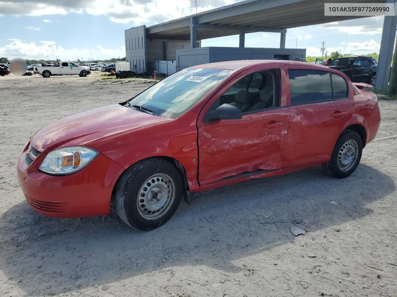 1G1AK55F877249990 2007 Chevrolet Cobalt Ls