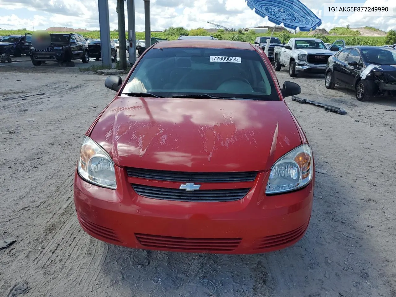 1G1AK55F877249990 2007 Chevrolet Cobalt Ls