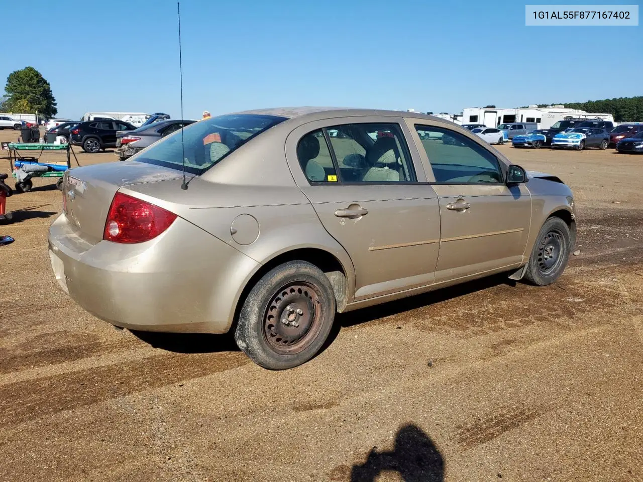 1G1AL55F877167402 2007 Chevrolet Cobalt Lt