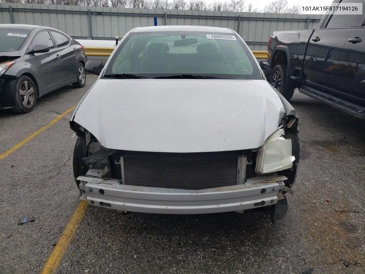 1G1AK15F877194126 2007 Chevrolet Cobalt Ls