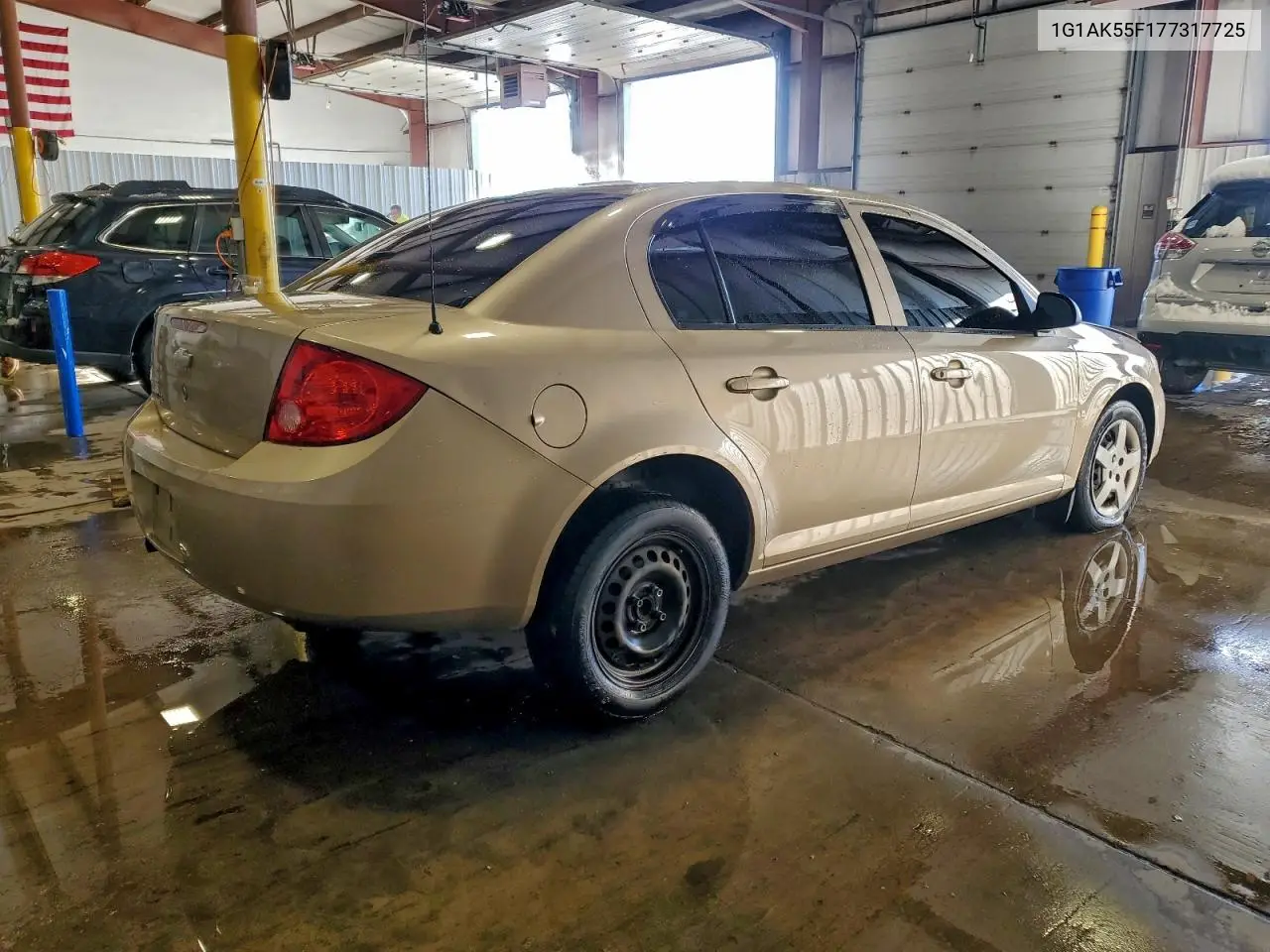 1G1AK55F177317725 2007 Chevrolet Cobalt Ls