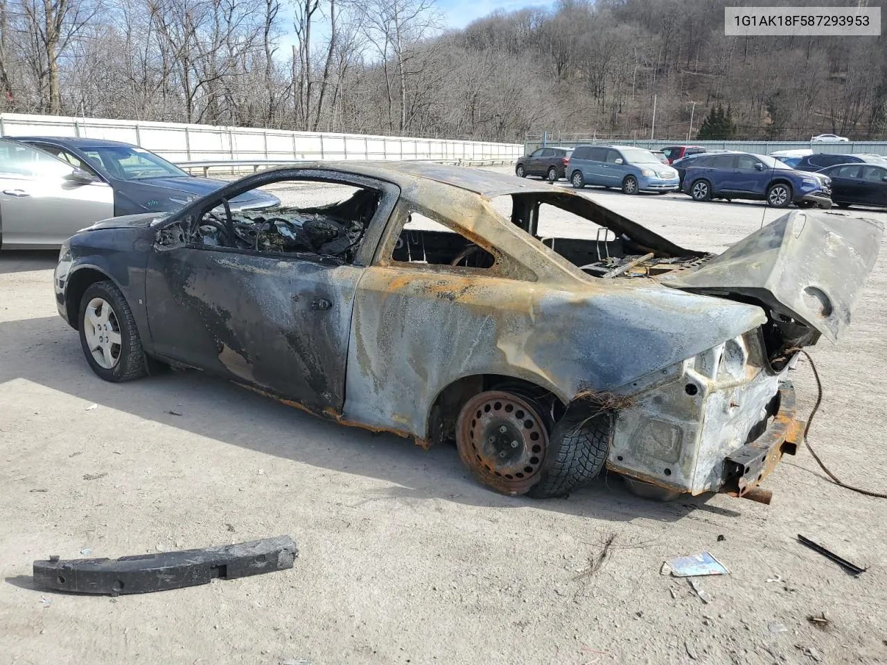 2008 Chevrolet Cobalt Ls VIN: 1G1AK18F587293953 Lot: 42032564