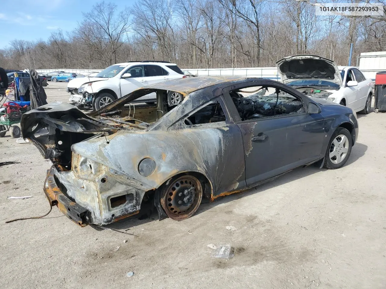 2008 Chevrolet Cobalt Ls VIN: 1G1AK18F587293953 Lot: 42032564