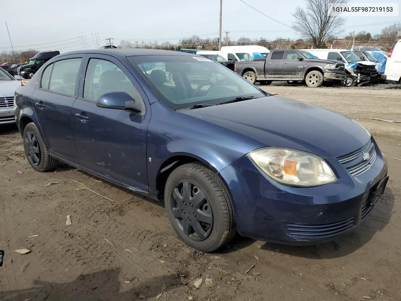 2008 Chevrolet Cobalt Lt VIN: 1G1AL55F987219153 Lot: 43433914