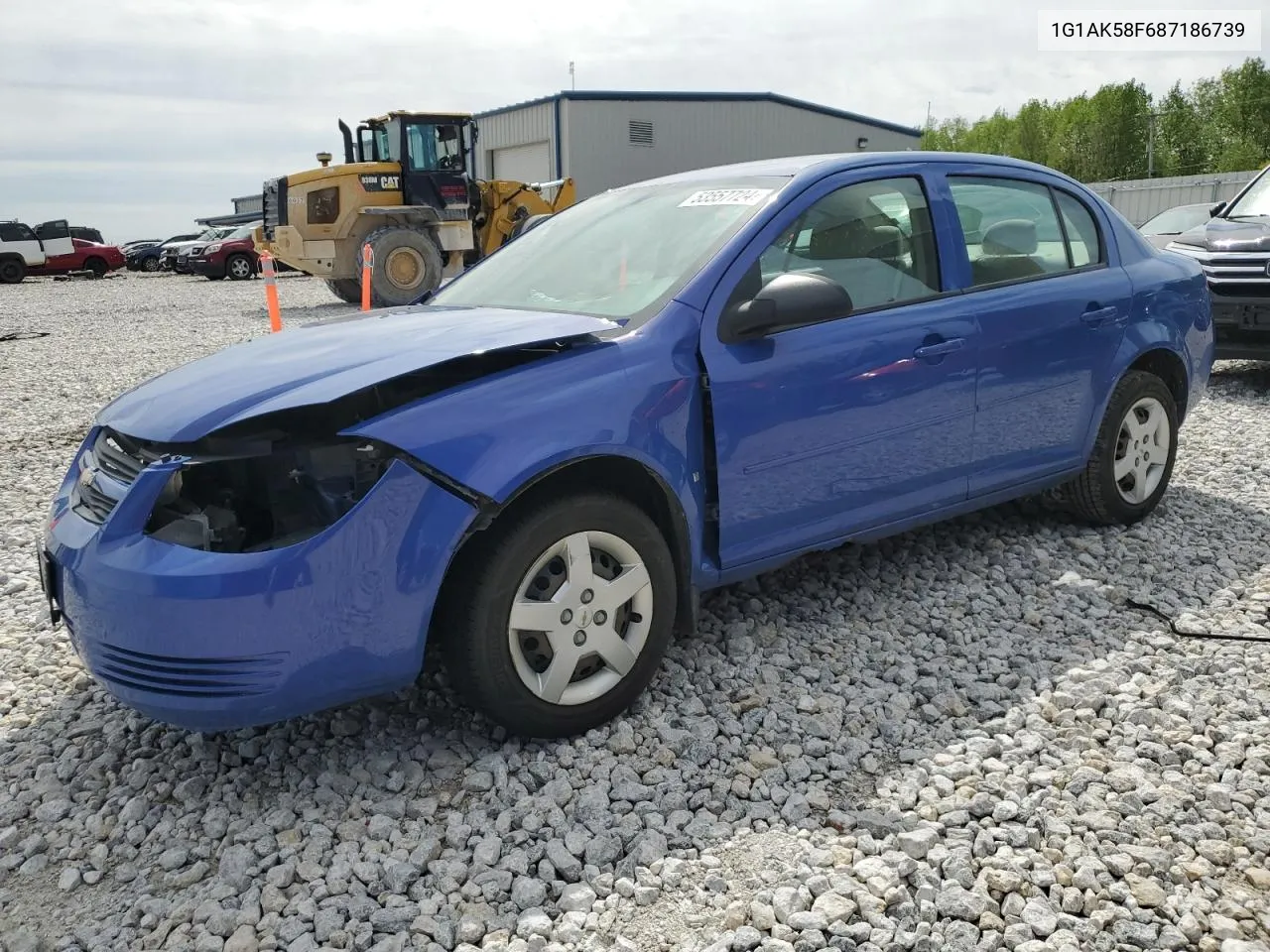 2008 Chevrolet Cobalt Ls VIN: 1G1AK58F687186739 Lot: 53557724