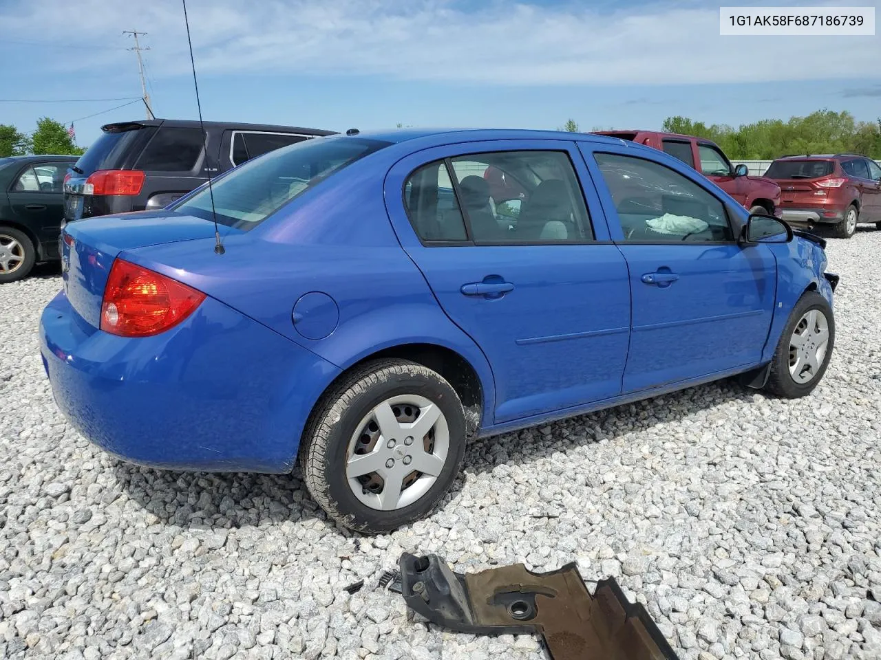 2008 Chevrolet Cobalt Ls VIN: 1G1AK58F687186739 Lot: 53557724