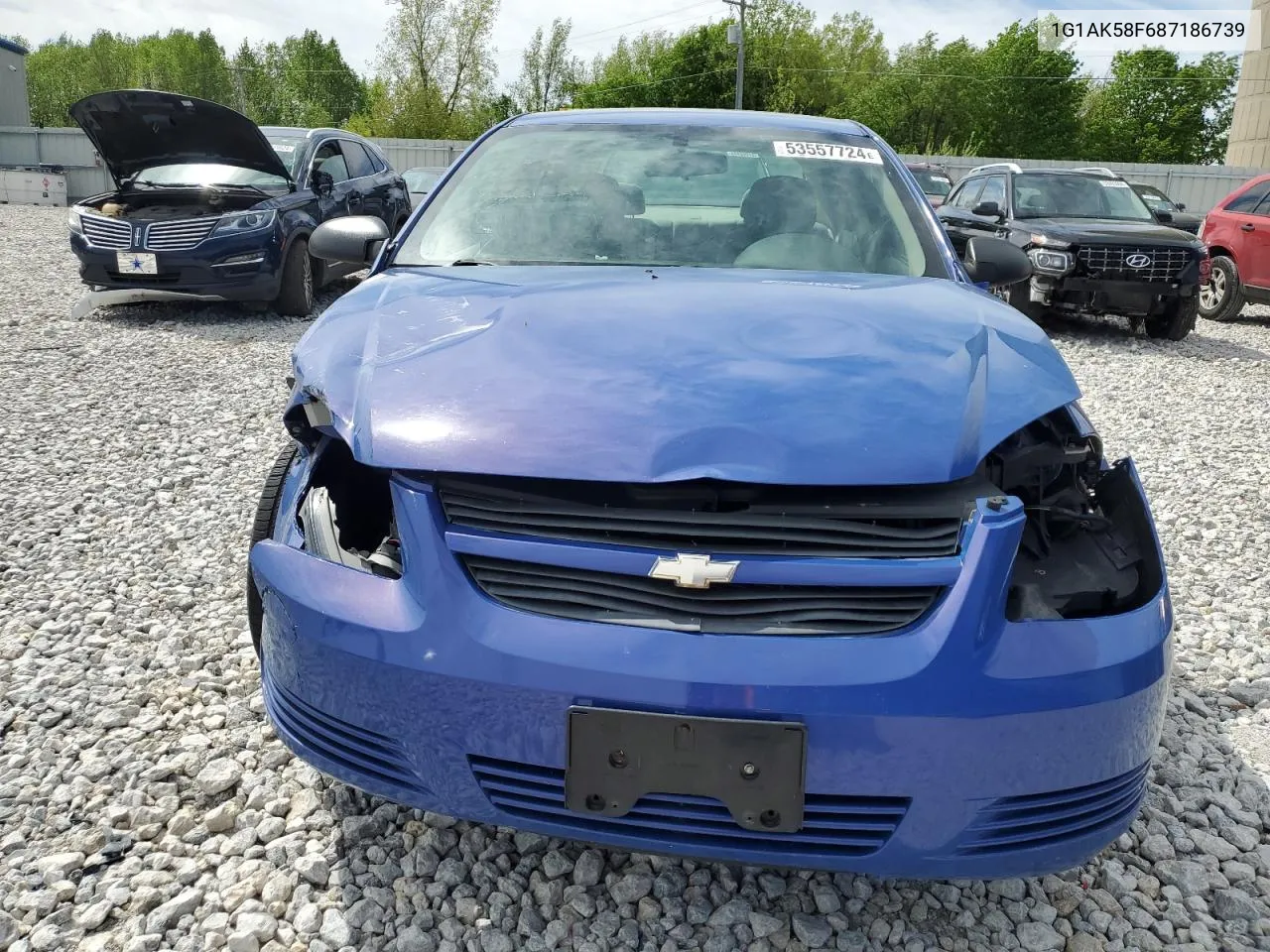 2008 Chevrolet Cobalt Ls VIN: 1G1AK58F687186739 Lot: 53557724