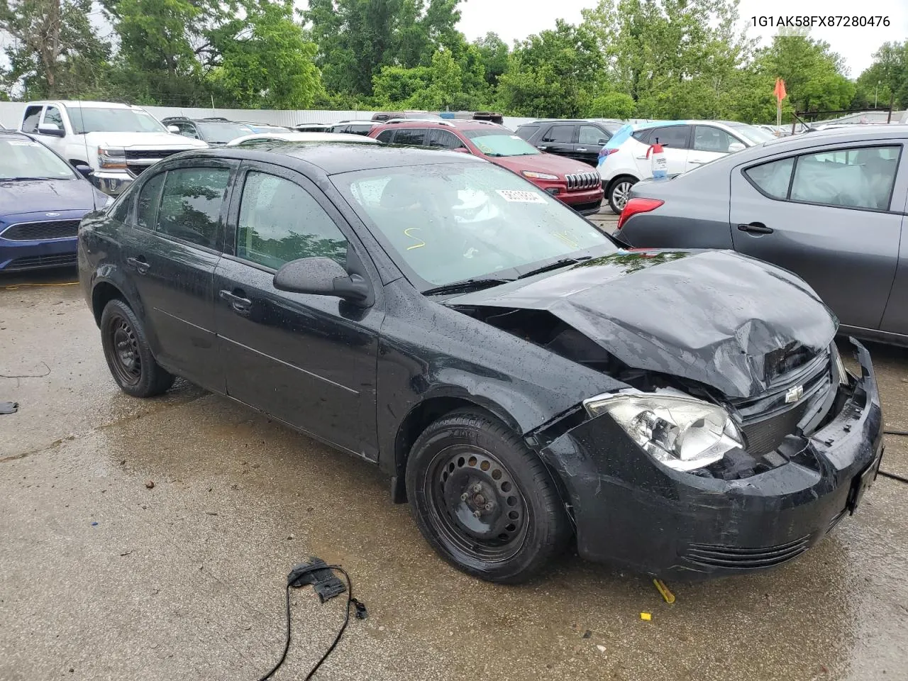 2008 Chevrolet Cobalt Ls VIN: 1G1AK58FX87280476 Lot: 56316834