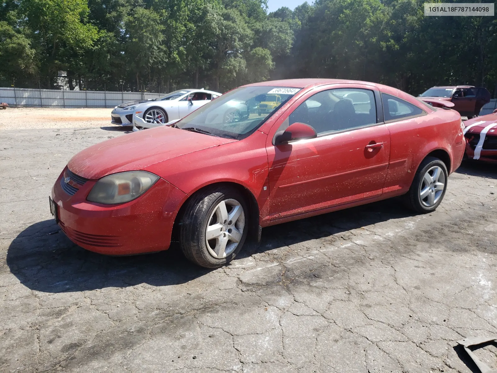 2008 Chevrolet Cobalt Lt VIN: 1G1AL18F787144098 Lot: 59670964