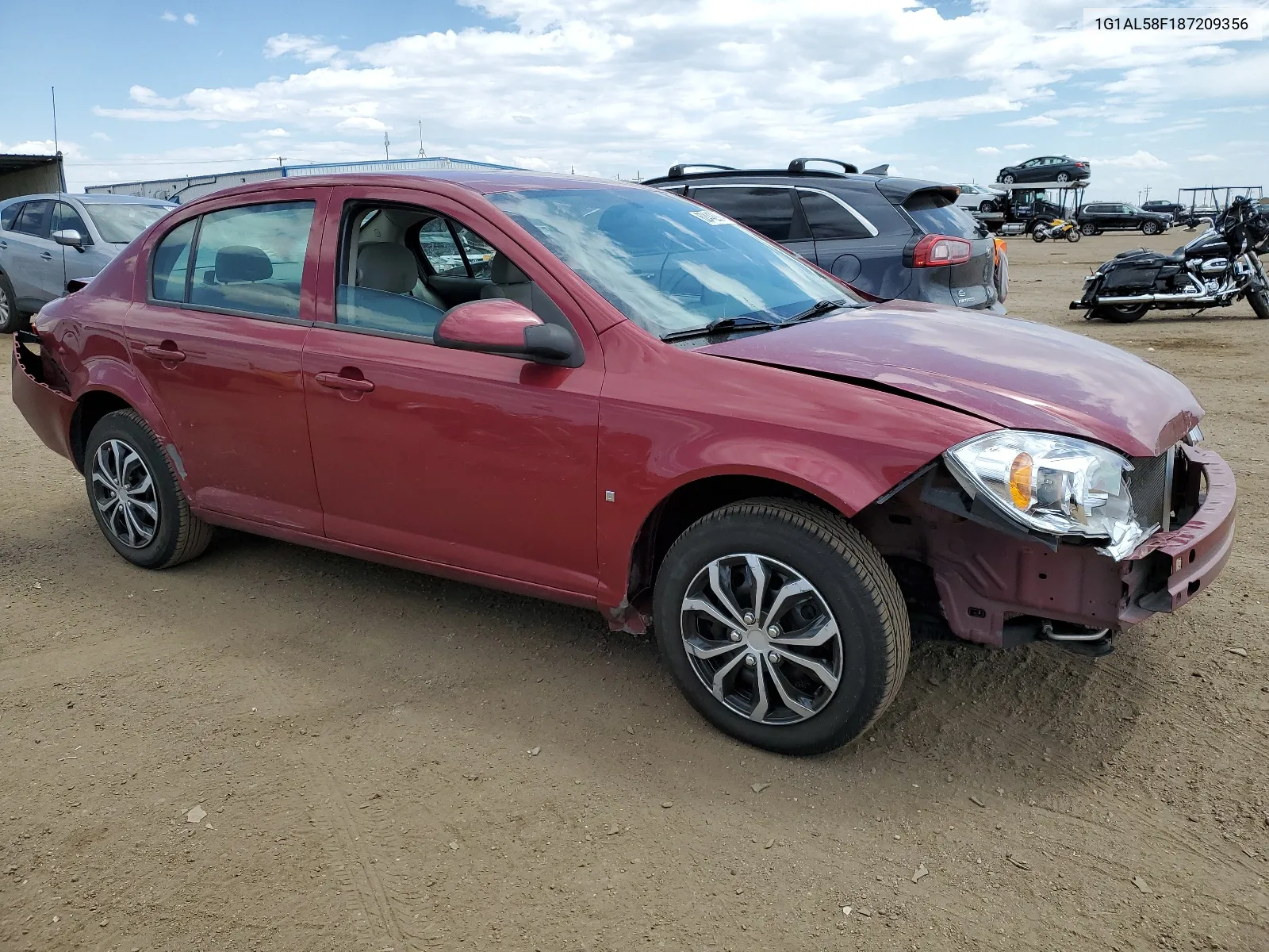 2008 Chevrolet Cobalt Lt VIN: 1G1AL58F187209356 Lot: 62442994