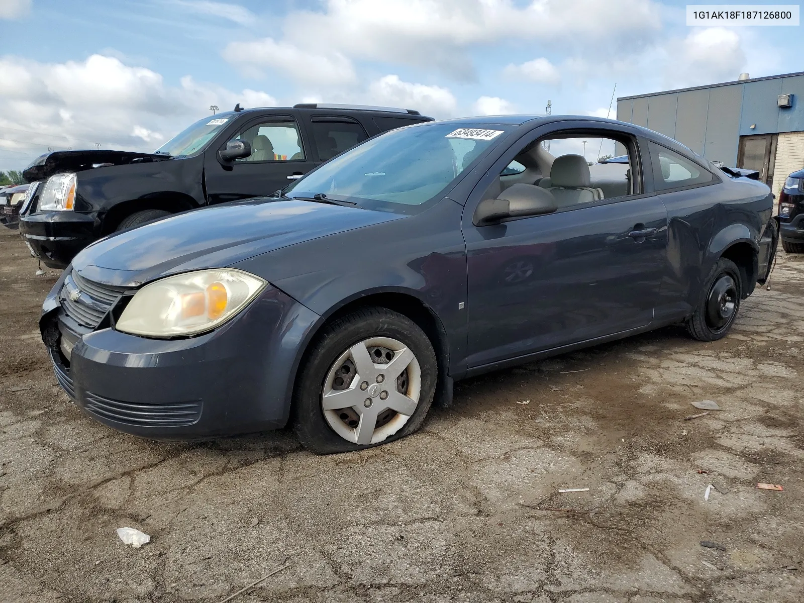 2008 Chevrolet Cobalt Ls VIN: 1G1AK18F187126800 Lot: 63493414