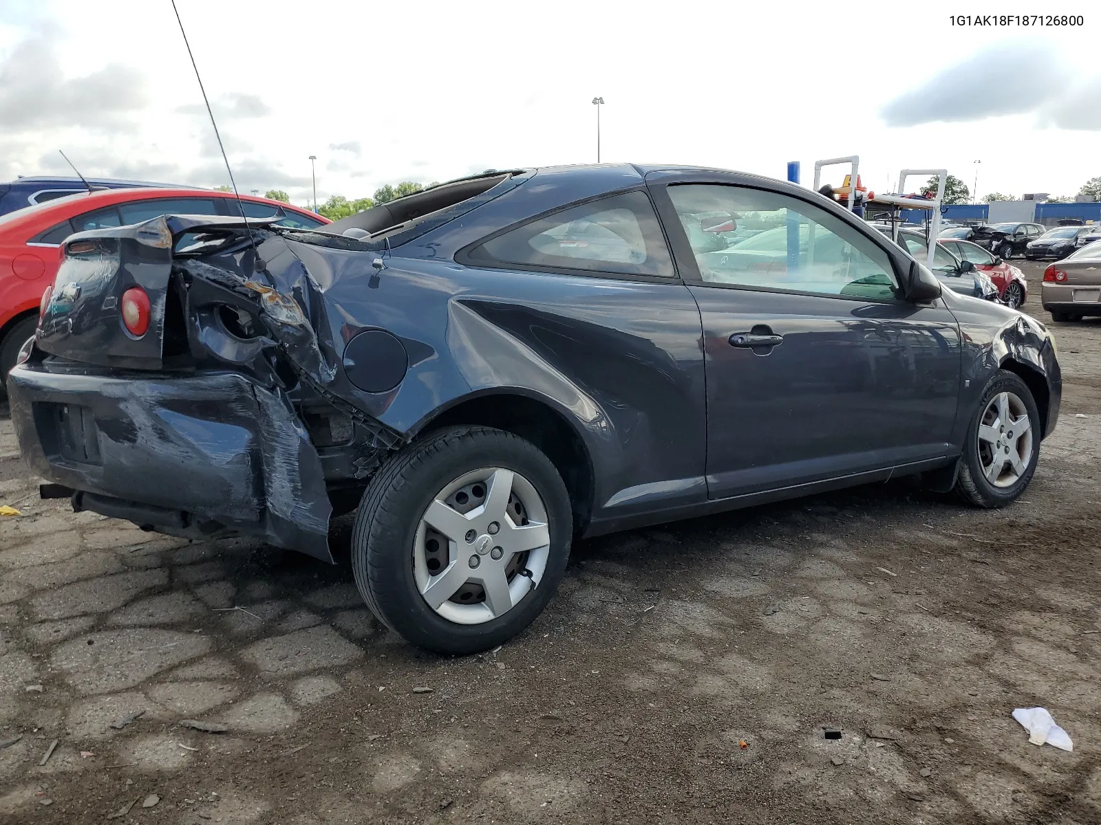 2008 Chevrolet Cobalt Ls VIN: 1G1AK18F187126800 Lot: 63493414