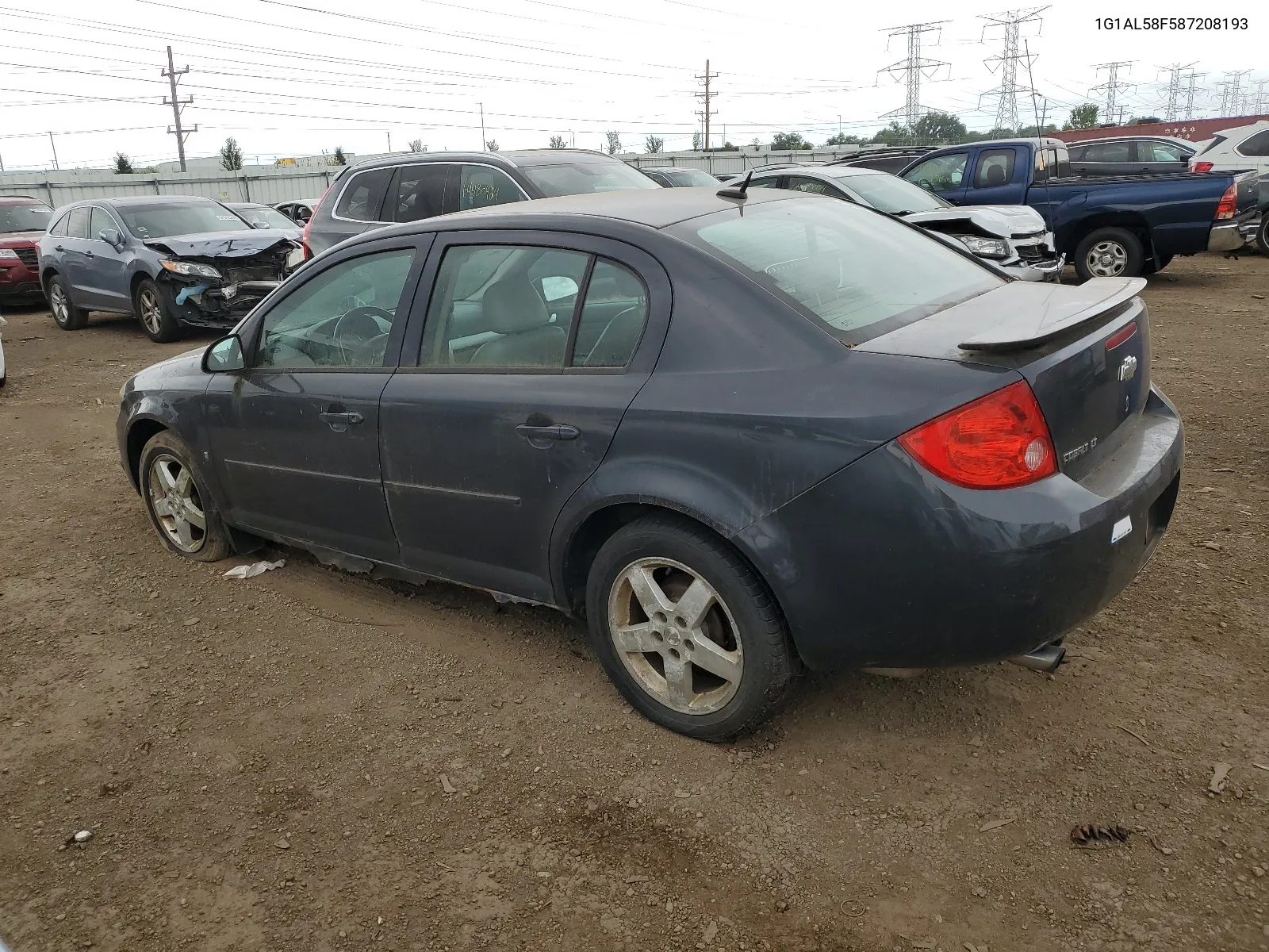 2008 Chevrolet Cobalt Lt VIN: 1G1AL58F587208193 Lot: 64330884