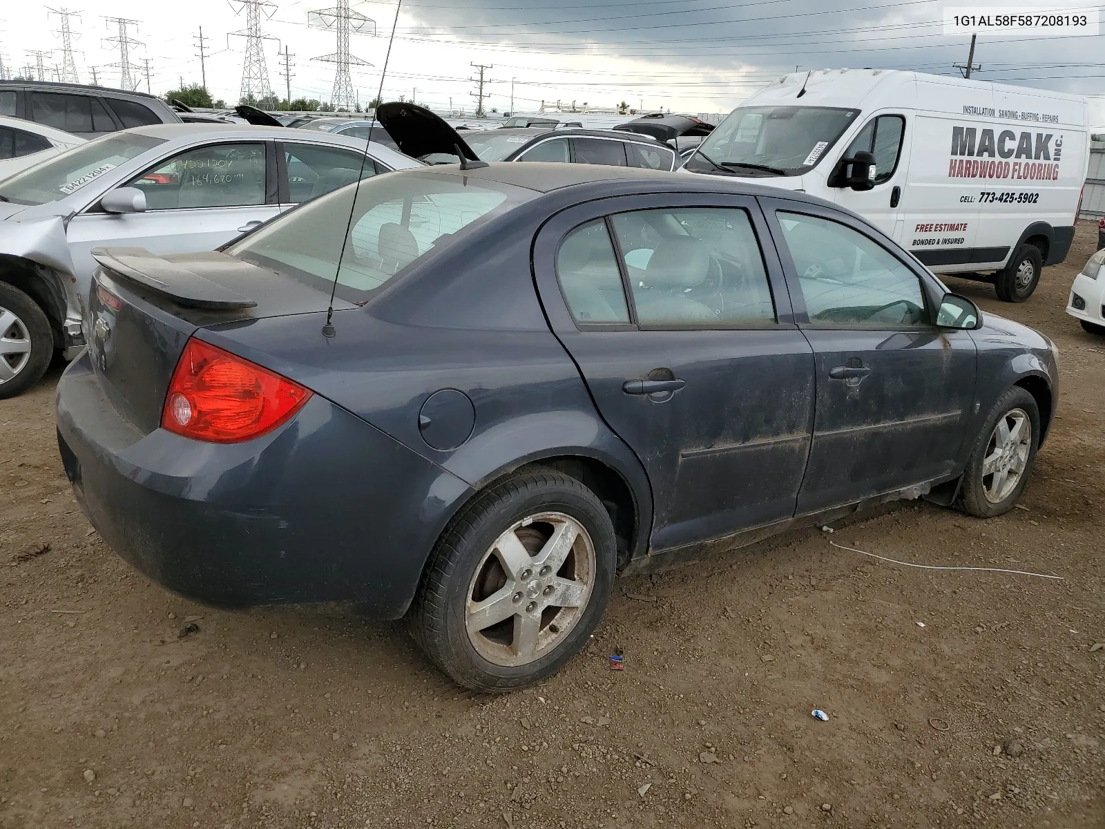 2008 Chevrolet Cobalt Lt VIN: 1G1AL58F587208193 Lot: 64330884