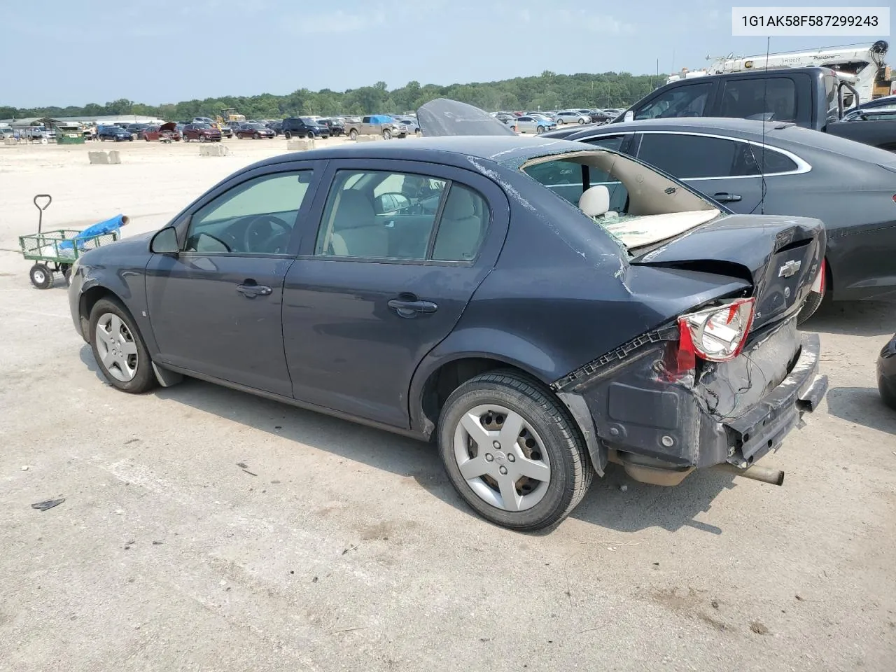 2008 Chevrolet Cobalt Ls VIN: 1G1AK58F587299243 Lot: 64567454