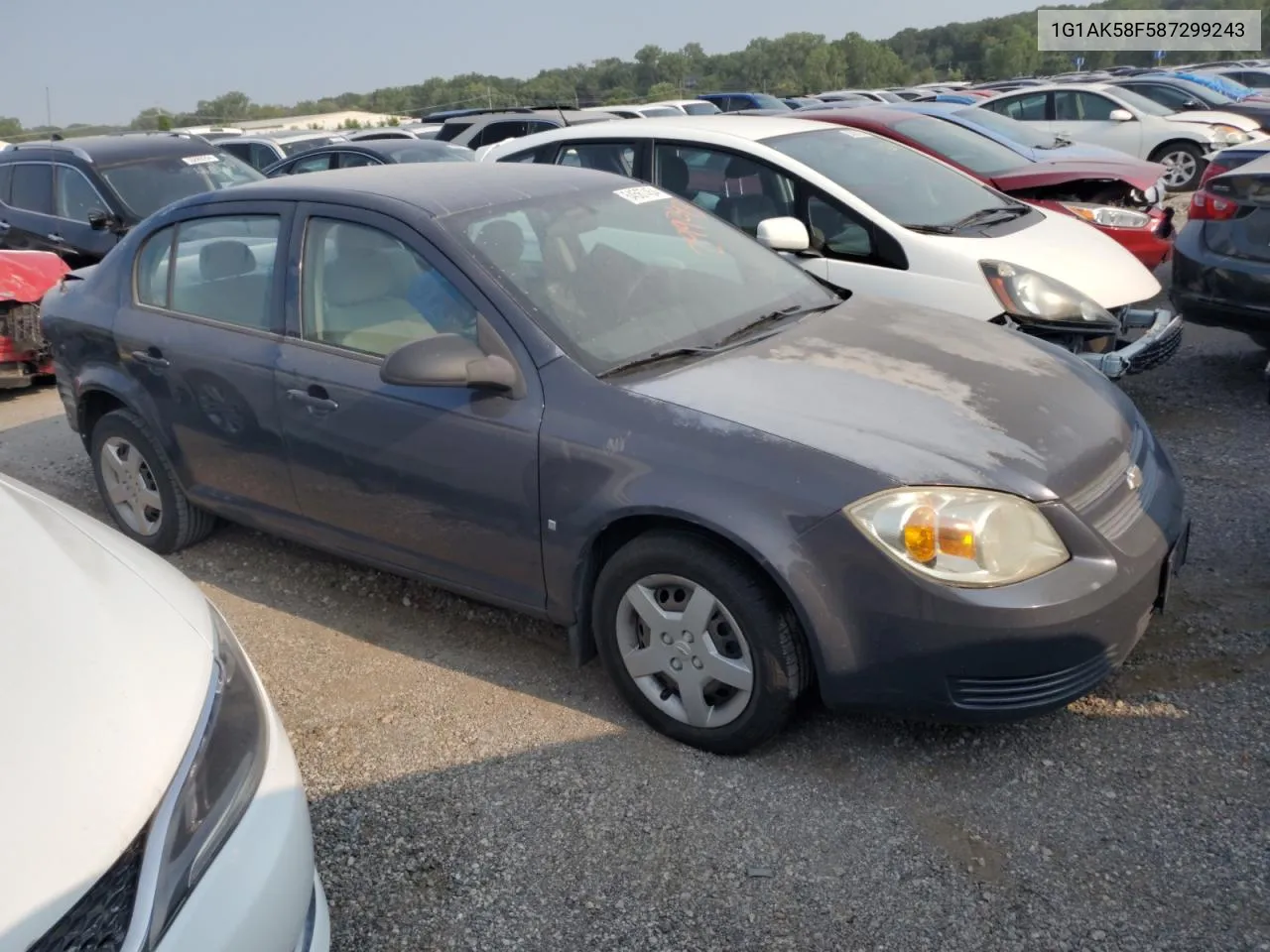 2008 Chevrolet Cobalt Ls VIN: 1G1AK58F587299243 Lot: 64567454