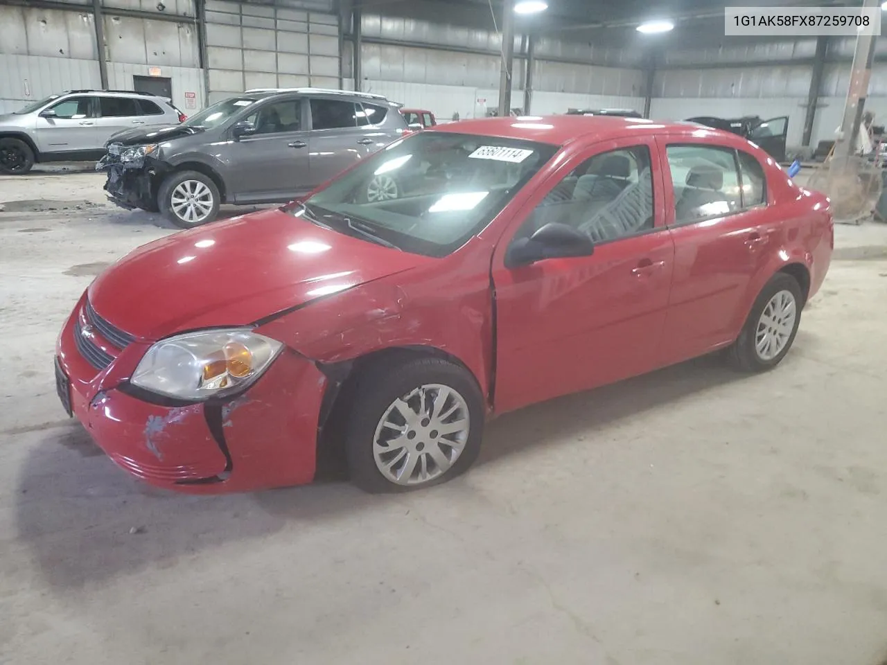 2008 Chevrolet Cobalt Ls VIN: 1G1AK58FX87259708 Lot: 65601114