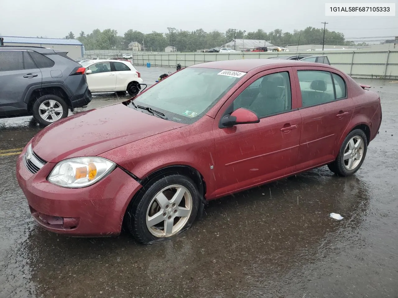 2008 Chevrolet Cobalt Lt VIN: 1G1AL58F687105333 Lot: 66863664