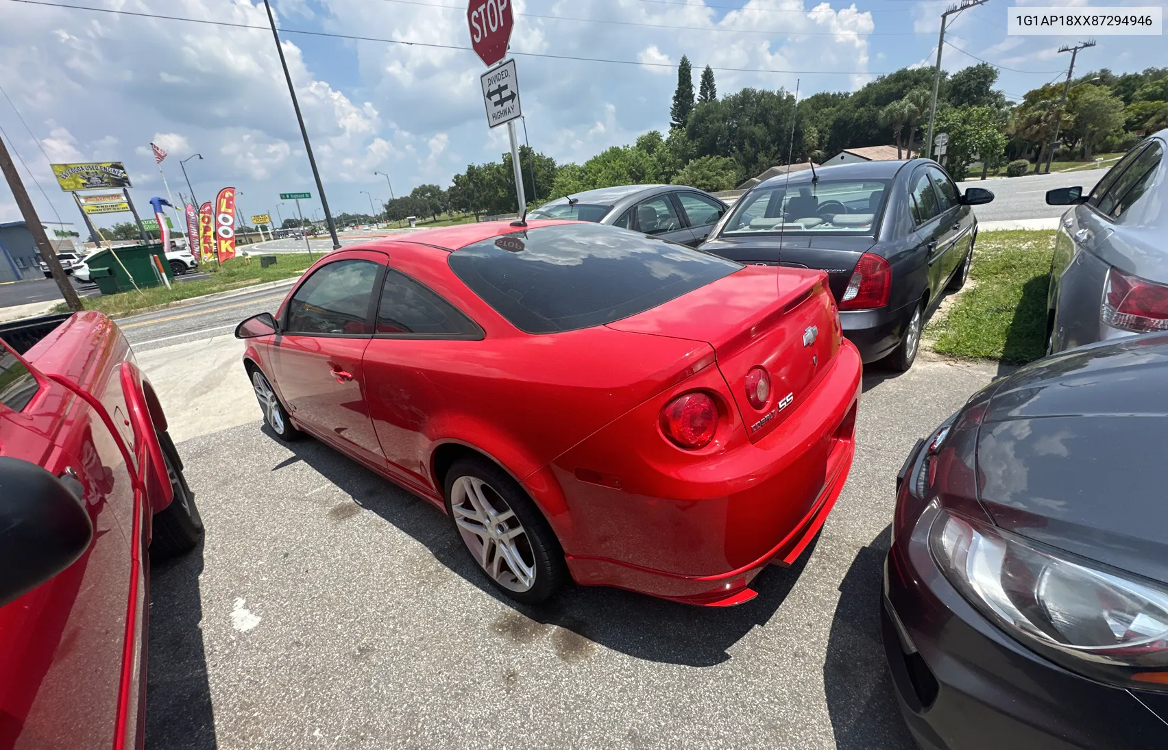 2008 Chevrolet Cobalt Ss VIN: 1G1AP18XX87294946 Lot: 66924814