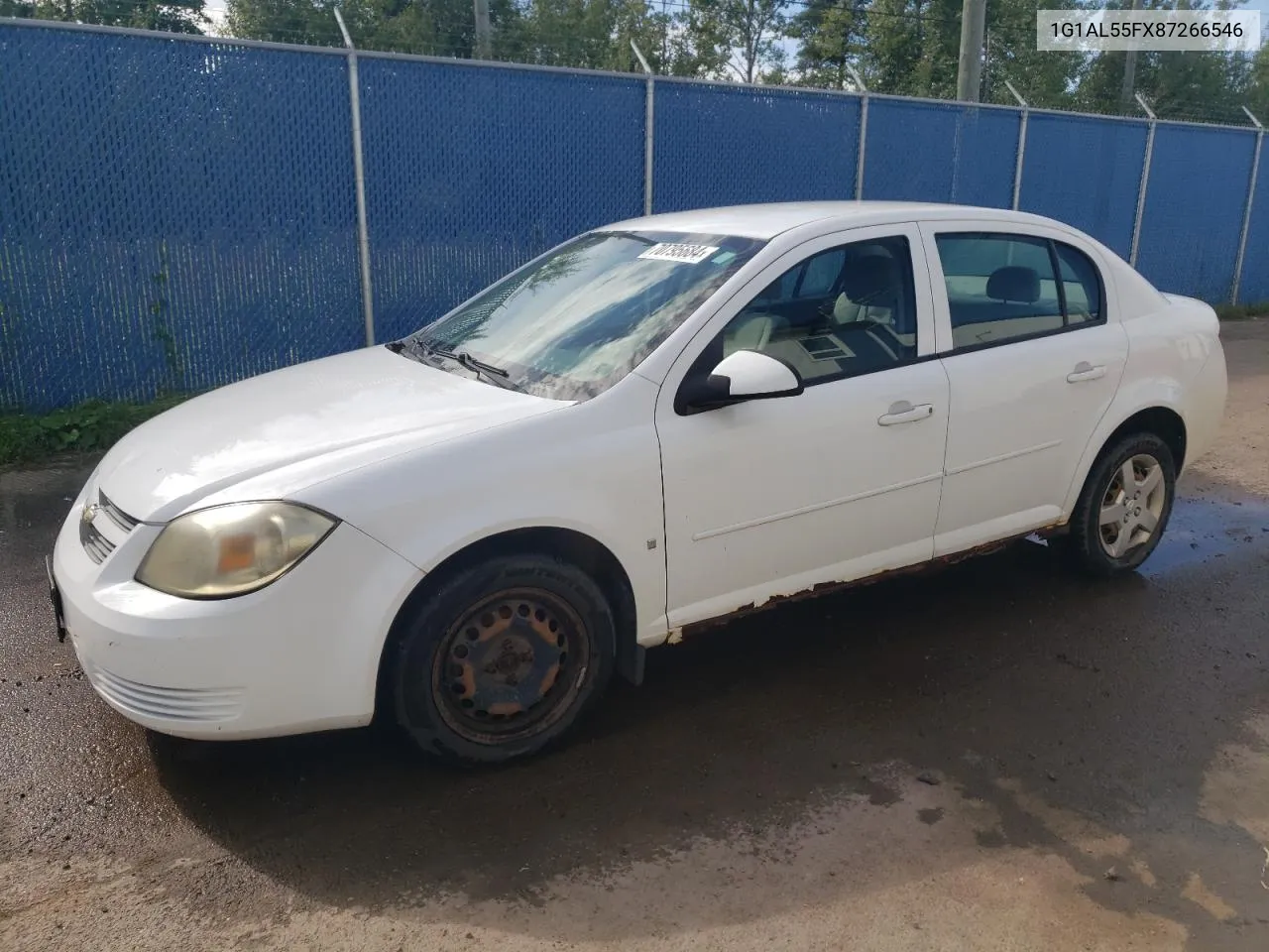 2008 Chevrolet Cobalt Lt VIN: 1G1AL55FX87266546 Lot: 70795684