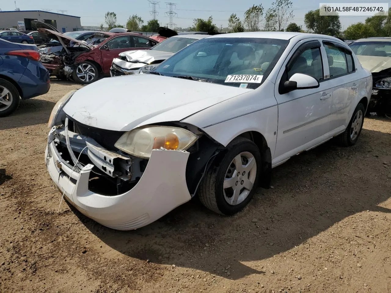 1G1AL58F487246742 2008 Chevrolet Cobalt Lt