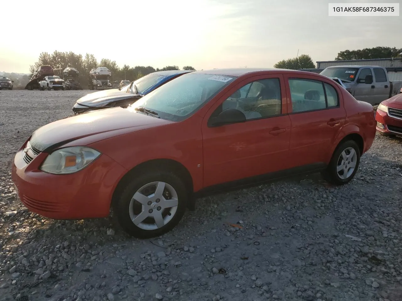 1G1AK58F687346375 2008 Chevrolet Cobalt Ls