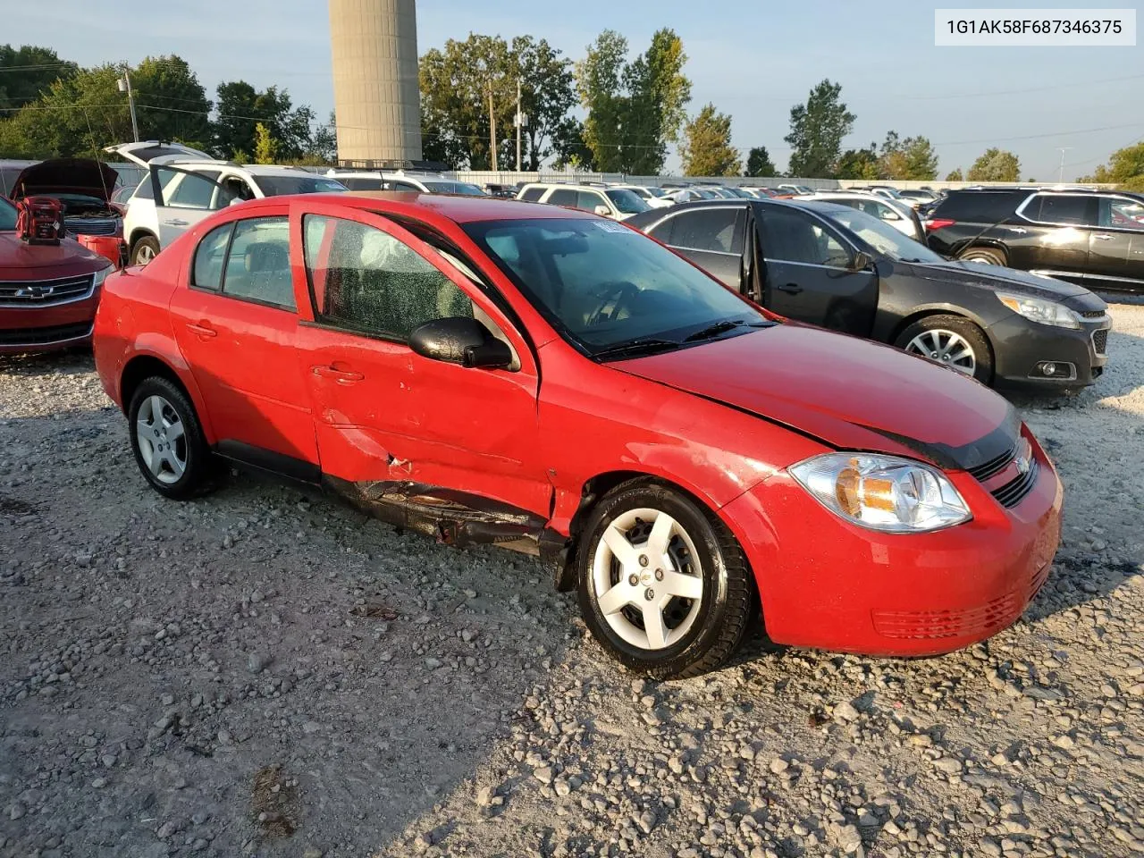 1G1AK58F687346375 2008 Chevrolet Cobalt Ls