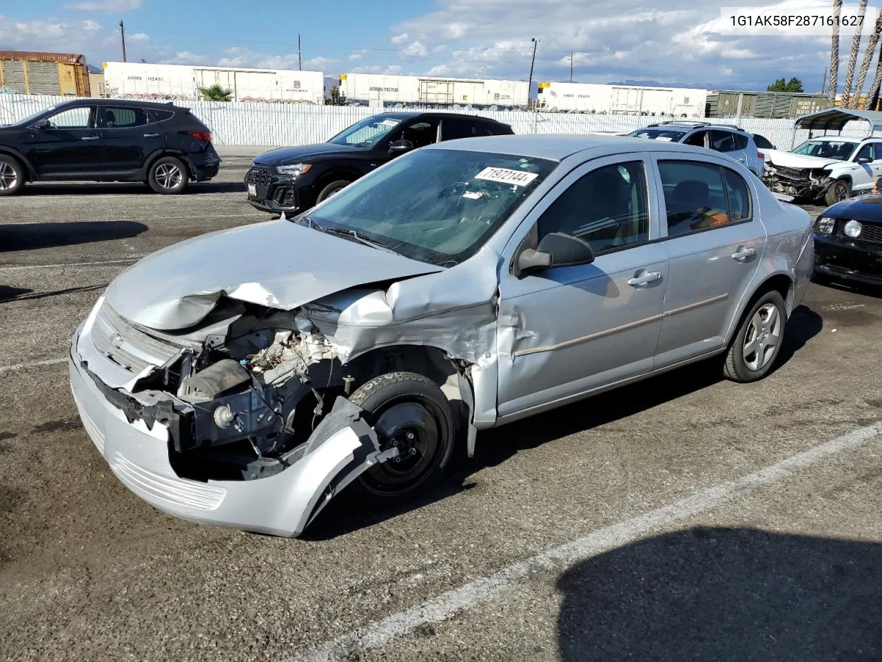 2008 Chevrolet Cobalt Ls VIN: 1G1AK58F287161627 Lot: 71972144