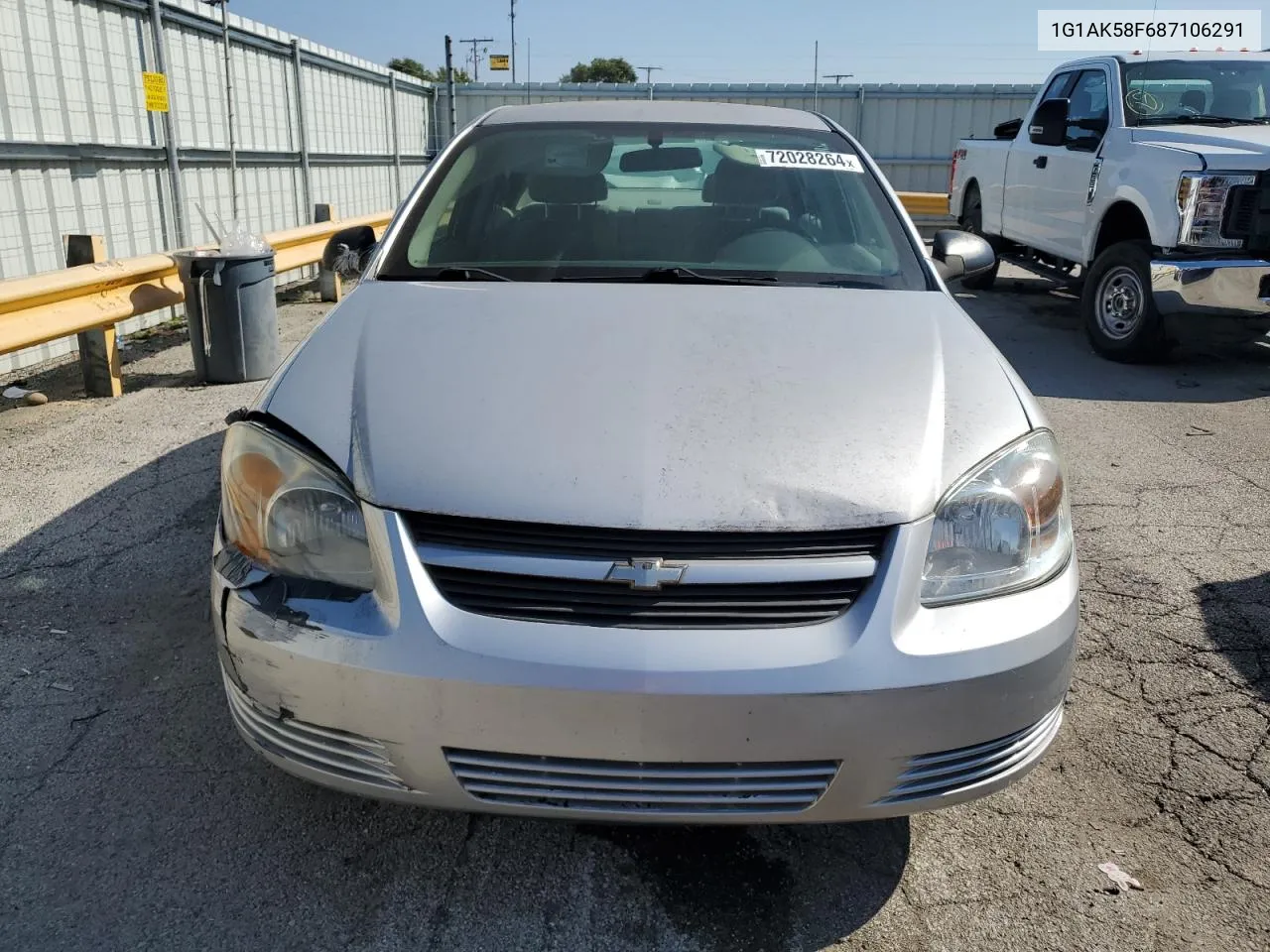 2008 Chevrolet Cobalt Ls VIN: 1G1AK58F687106291 Lot: 72028264