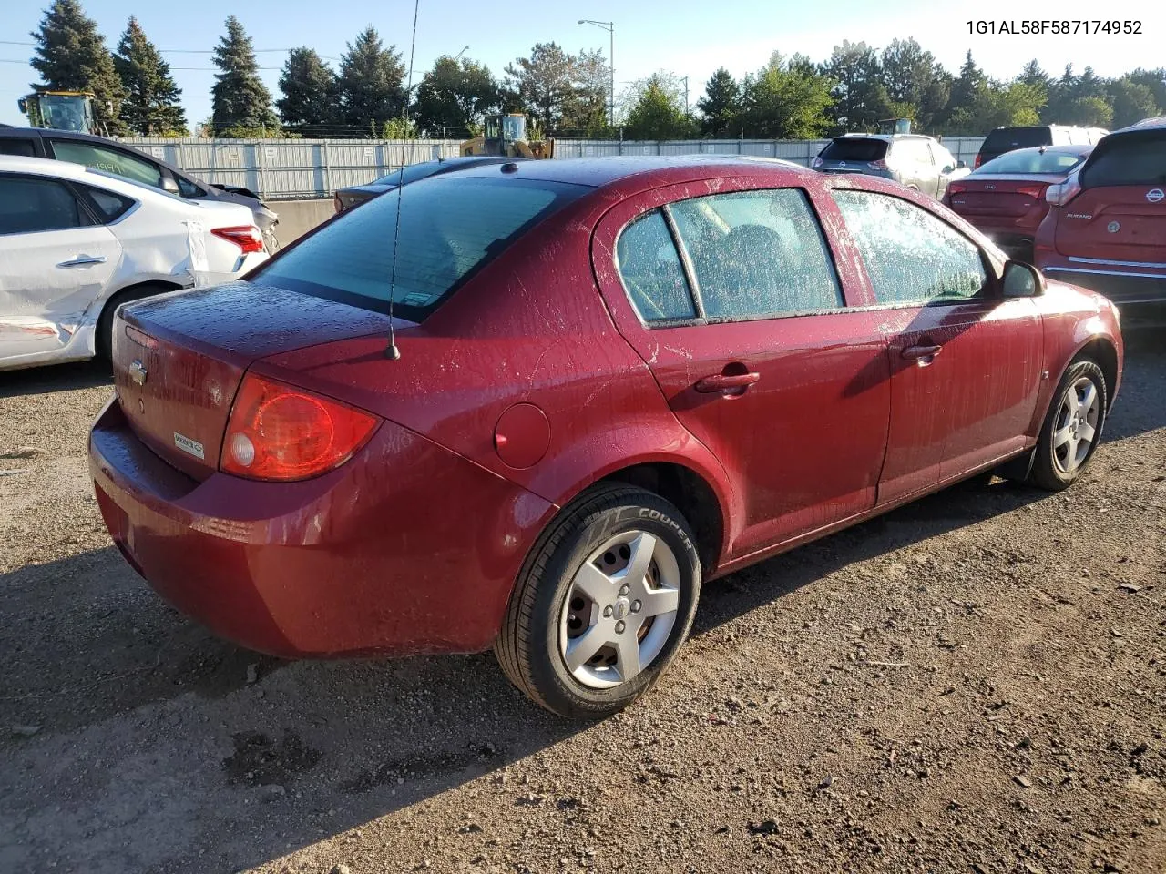 2008 Chevrolet Cobalt Lt VIN: 1G1AL58F587174952 Lot: 72921744