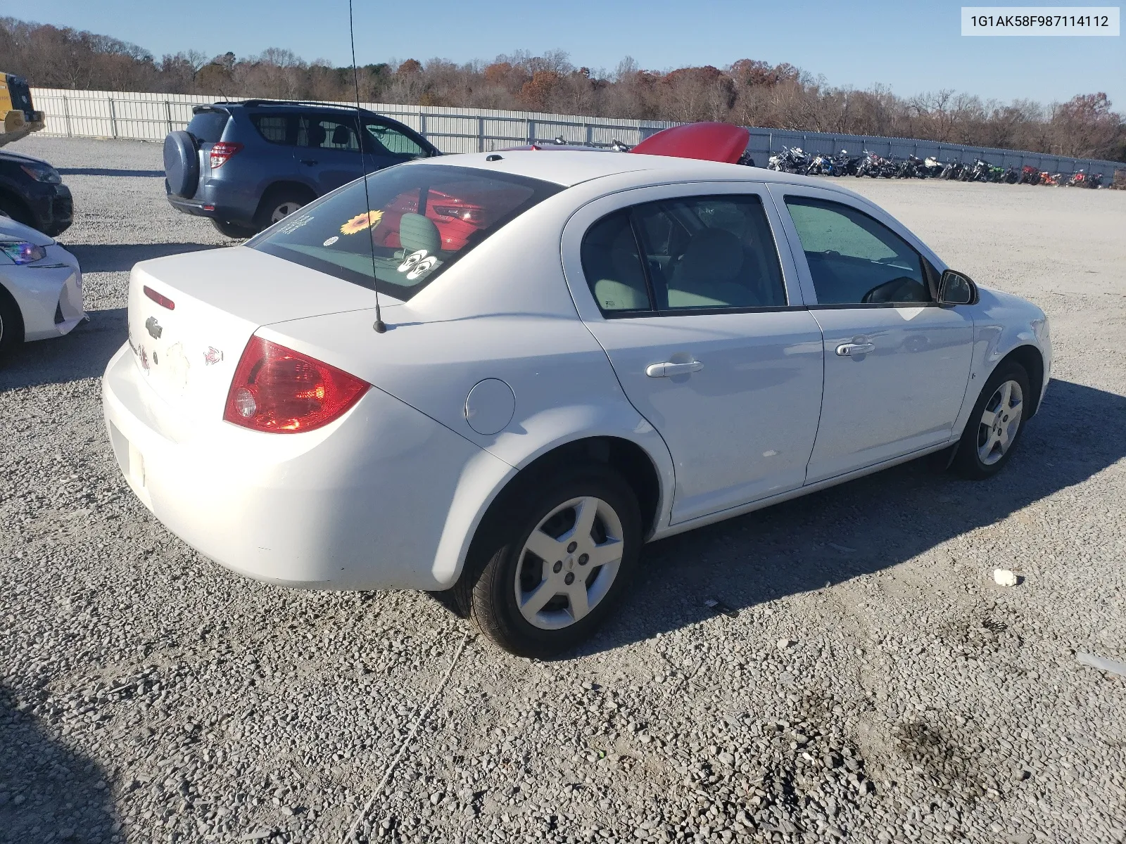 2008 Chevrolet Cobalt Ls VIN: 1G1AK58F987114112 Lot: 78167873