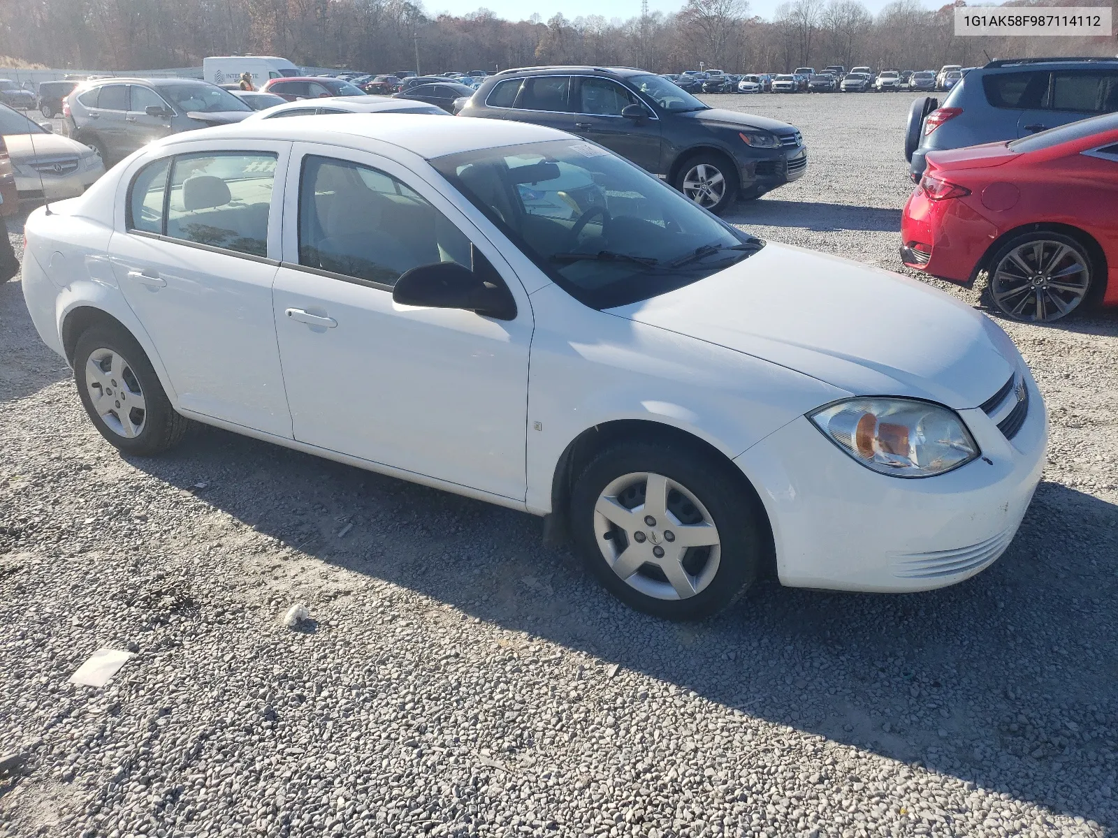 2008 Chevrolet Cobalt Ls VIN: 1G1AK58F987114112 Lot: 78167873