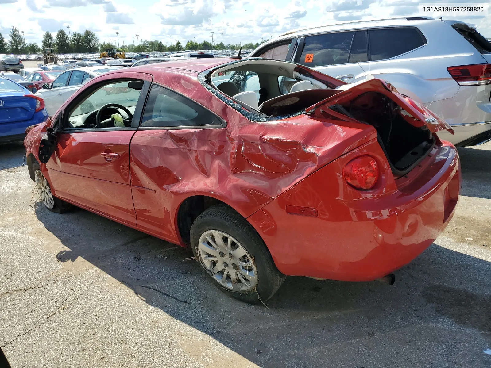 2009 Chevrolet Cobalt Ls VIN: 1G1AS18H597258820 Lot: 63278414