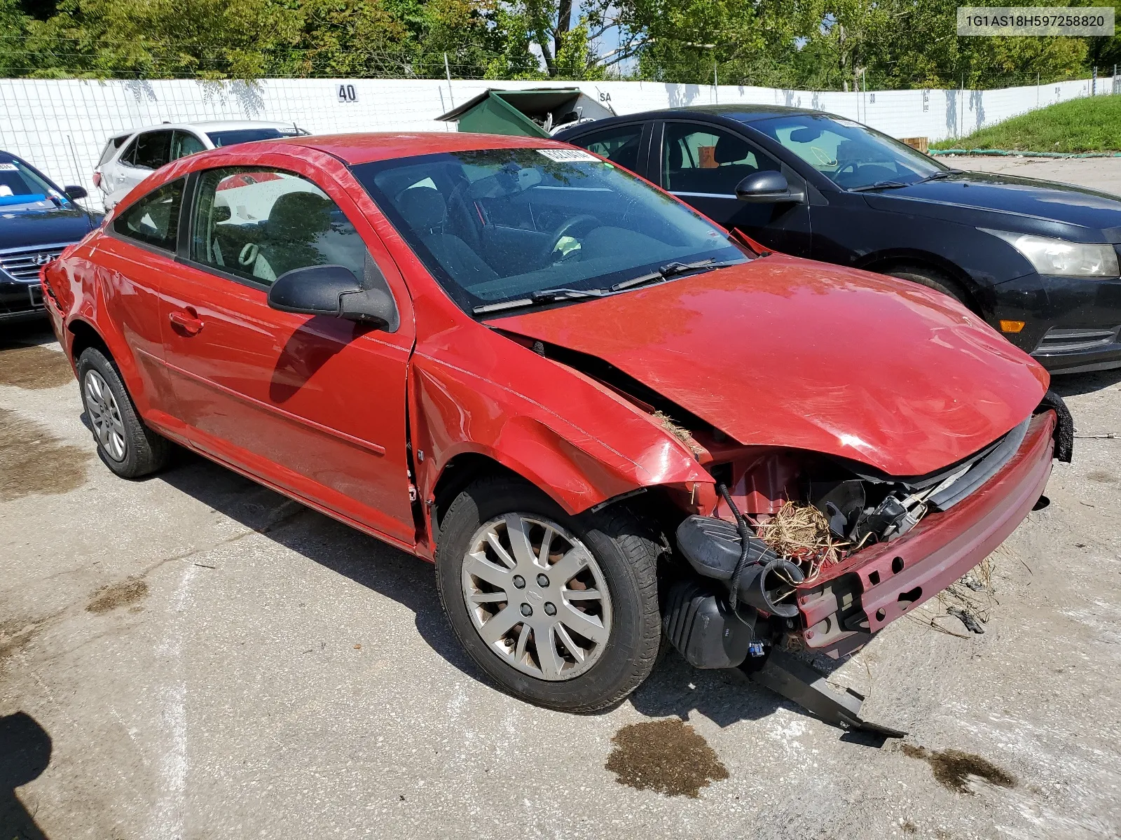 2009 Chevrolet Cobalt Ls VIN: 1G1AS18H597258820 Lot: 63278414