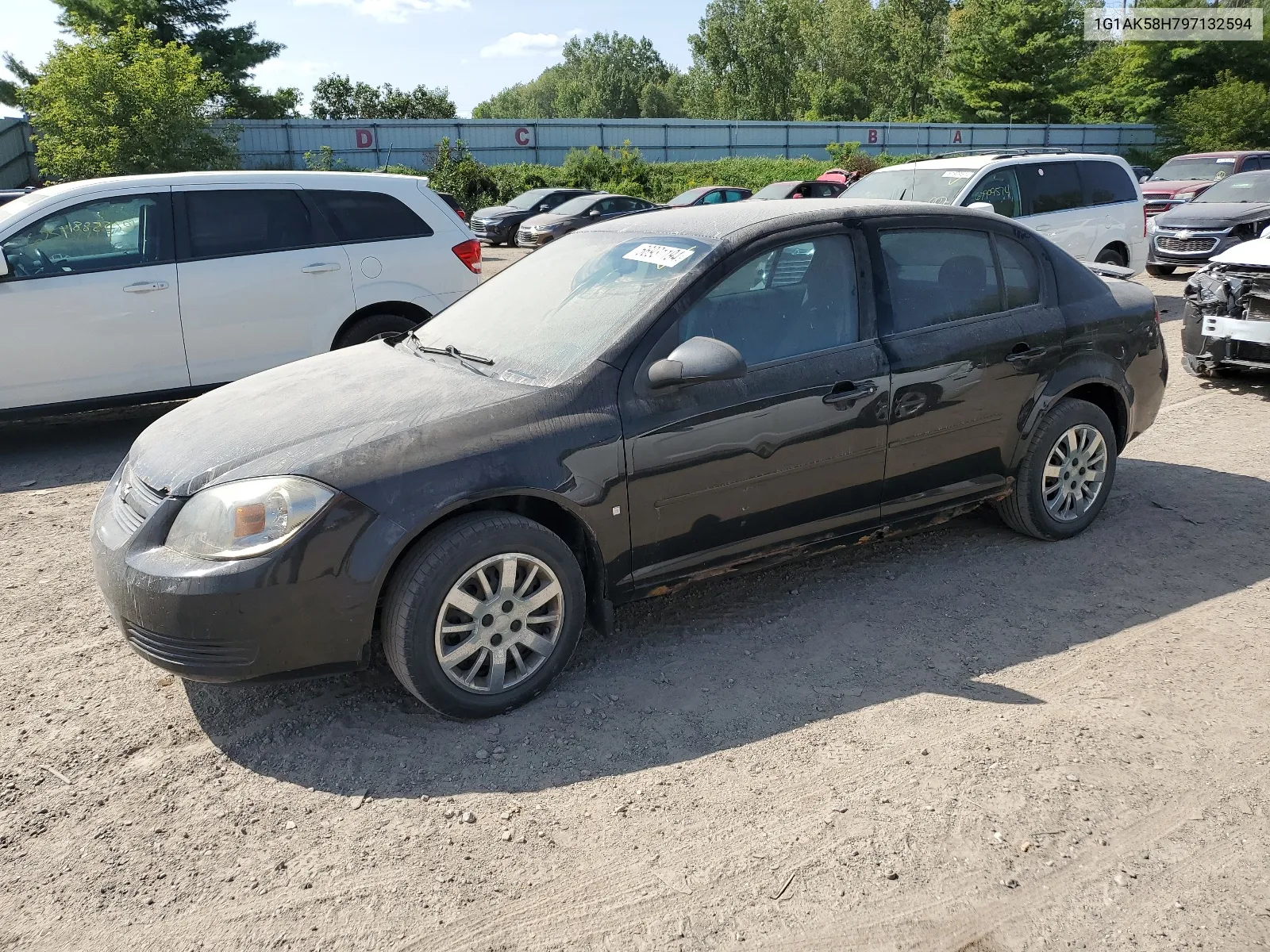 2009 Chevrolet Cobalt Ls VIN: 1G1AK58H797132594 Lot: 66931194