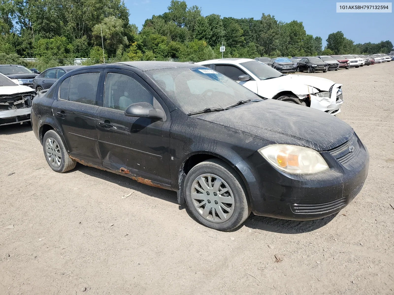 2009 Chevrolet Cobalt Ls VIN: 1G1AK58H797132594 Lot: 66931194