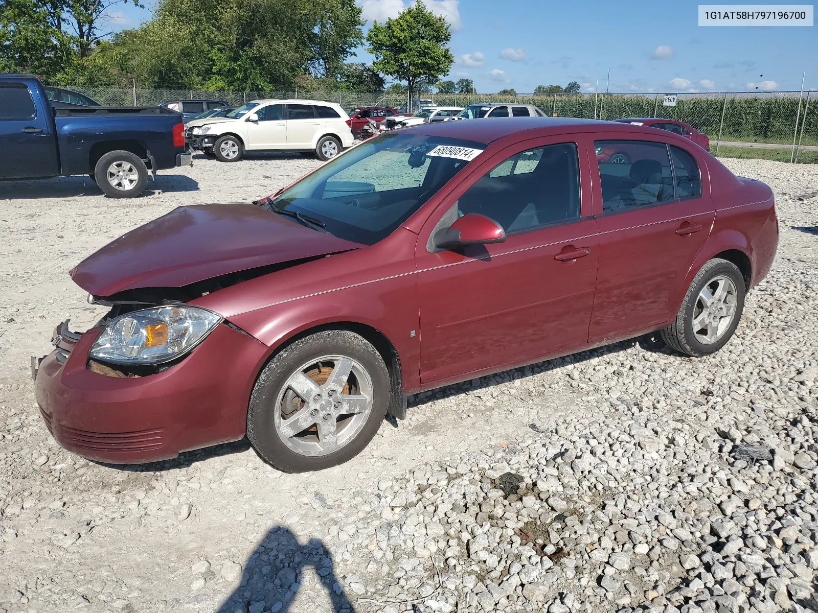 2009 Chevrolet Cobalt Lt VIN: 1G1AT58H797196700 Lot: 68090814