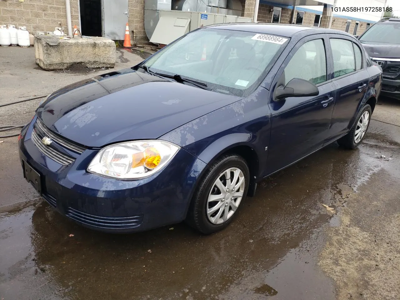 2009 Chevrolet Cobalt Ls VIN: 1G1AS58H197258188 Lot: 68988984