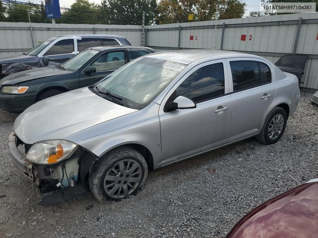 2009 Chevrolet Cobalt Lt VIN: 1G1AT58H897104381 Lot: 69154134