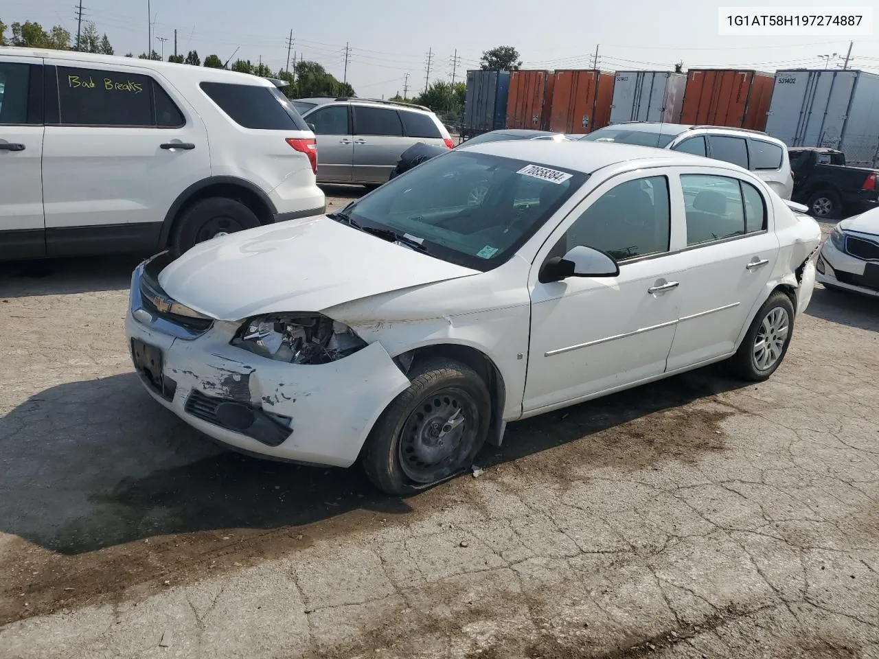 2009 Chevrolet Cobalt Lt VIN: 1G1AT58H197274887 Lot: 70858384